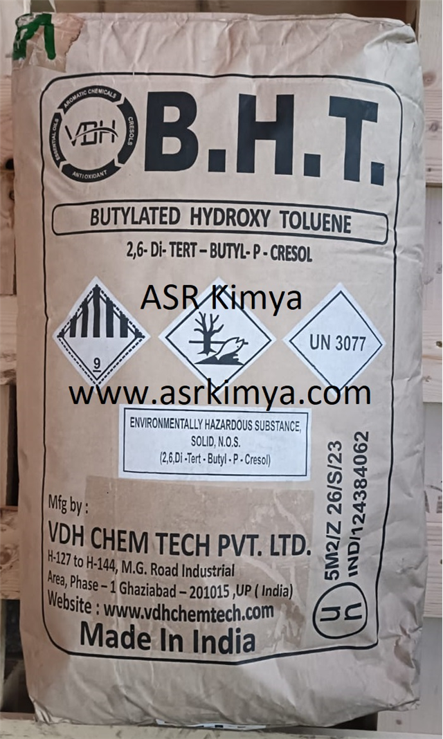BUTİL HİDROKSİ TOLUEN - BHT
