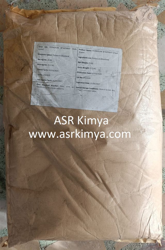 POTASYUM BİTARTARAT - KREM TARTAR